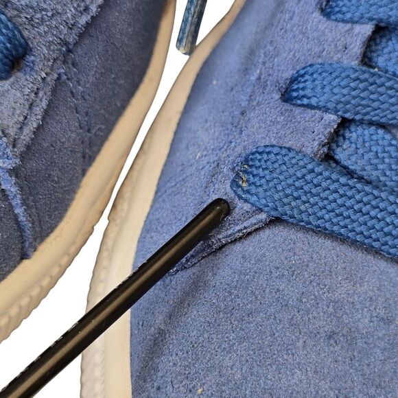 Puma Women's 6.5 Suede Classic Olympian Blue White Lace Up Sneakers 362213-64 - Picture 14 of 15